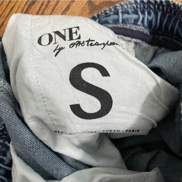 ONE by One Teaspoon Denim Joggers Super Trackies Relaxed Fit Size Small - Picture 6 of 10
